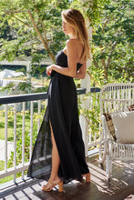 Load image into Gallery viewer, Arlet Strapless Black Strapless Jumpsuit