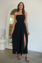 Load image into Gallery viewer, Arlet Strapless Black Strapless Jumpsuit