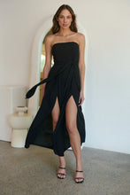 Load image into Gallery viewer, Arlet Strapless Black Strapless Jumpsuit