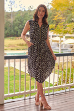 Load image into Gallery viewer, Alma Black/White Dress