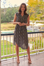 Load image into Gallery viewer, Alma Black/White Dress