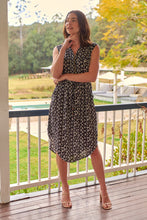 Load image into Gallery viewer, Alma Black/White Dress