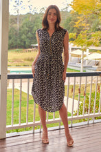 Load image into Gallery viewer, Alma Black/White Dress