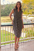 Load image into Gallery viewer, Alma Black/White Dress