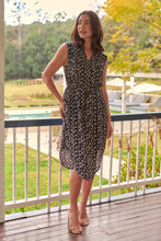Load image into Gallery viewer, Alma Black/White Dress