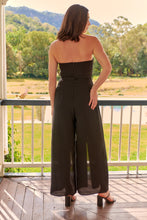 Load image into Gallery viewer, Arlet Strapless Black Strapless Jumpsuit