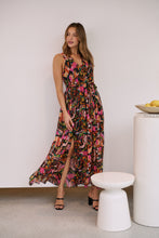 Load image into Gallery viewer, Gillian Black/Multi Print Maxi Dress