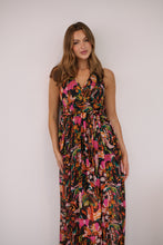 Load image into Gallery viewer, Gillian Black/Multi Print Maxi Dress
