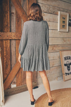 Load image into Gallery viewer, Clementine Long Sleeve Button Shirt Dress