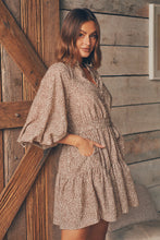 Load image into Gallery viewer, Kalista Bell Sleeve Animal Print Dress