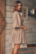 Load image into Gallery viewer, Kalista Bell Sleeve Animal Print Dress