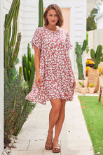 Load image into Gallery viewer, Marcie Pink Animal Print Smock