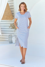 Load image into Gallery viewer, Ariel Nautic White Stripe Pocket Tunic