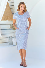Load image into Gallery viewer, Ariel Nautic White Stripe Pocket Tunic