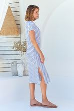 Load image into Gallery viewer, Ariel Nautic White Stripe Pocket Tunic