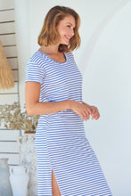 Load image into Gallery viewer, Ariel Nautic White Stripe Pocket Tunic
