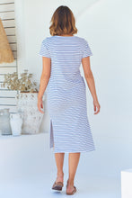 Load image into Gallery viewer, Ariel Nautic White Stripe Pocket Tunic
