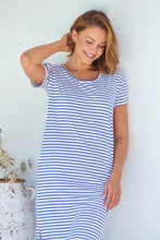 Load image into Gallery viewer, Ariel Nautic White Stripe Pocket Tunic