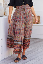 Load image into Gallery viewer, Josephine Multi Boho Print Maxi Skirt