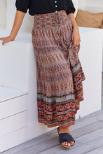Load image into Gallery viewer, Josephine Multi Boho Print Maxi Skirt