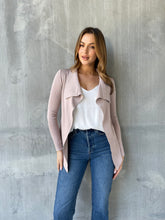 Load image into Gallery viewer, Heidi Blush Waterfall Short Cardigan