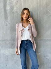 Load image into Gallery viewer, Heidi Blush Waterfall Short Cardigan