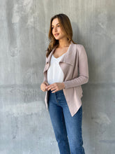 Load image into Gallery viewer, Heidi Blush Waterfall Short Cardigan