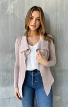 Load image into Gallery viewer, Heidi Blush Waterfall Short Cardigan