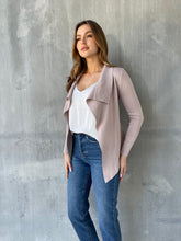 Load image into Gallery viewer, Heidi Blush Waterfall Short Cardigan