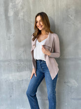 Load image into Gallery viewer, Heidi Blush Waterfall Short Cardigan