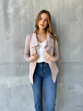 Load image into Gallery viewer, Heidi Blush Waterfall Short Cardigan