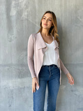 Load image into Gallery viewer, Heidi Blush Waterfall Short Cardigan