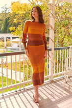 Load image into Gallery viewer, Catrina Fitted Knit Mustard Long Sleeve Top (Set)