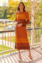 Load image into Gallery viewer, Catrina Fitted Knit Mustard Long Sleeve Top (Set)