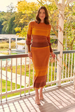 Load image into Gallery viewer, Catrina Fitted Knit Mustard Long Sleeve Top (Set)