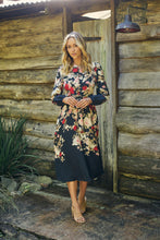 Load image into Gallery viewer, Elodie Floral Long Sleeve Embellished Dress