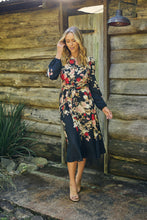 Load image into Gallery viewer, Elodie Floral Long Sleeve Embellished Dress