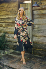 Load image into Gallery viewer, Elodie Floral Long Sleeve Embellished Dress
