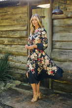 Load image into Gallery viewer, Elodie Floral Long Sleeve Embellished Dress