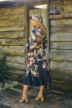 Load image into Gallery viewer, Elodie Floral Long Sleeve Embellished Dress