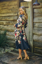 Load image into Gallery viewer, Elodie Floral Long Sleeve Embellished Dress