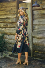 Load image into Gallery viewer, Elodie Floral Long Sleeve Embellished Dress