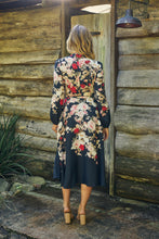 Load image into Gallery viewer, Elodie Floral Long Sleeve Embellished Dress