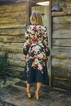 Load image into Gallery viewer, Elodie Floral Long Sleeve Embellished Dress