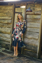 Load image into Gallery viewer, Elodie Floral Long Sleeve Embellished Dress