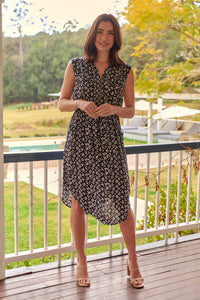 Alma Black/White Dress