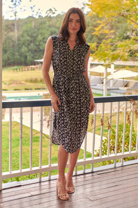 Alma Black/White Dress