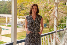 Load image into Gallery viewer, Alma Black/White Dress