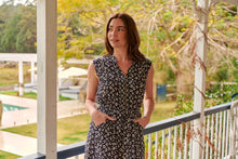 Load image into Gallery viewer, Alma Black/White Dress