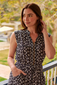 Alma Black/White Dress